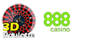 Das 3D Roulette bei 888 testen